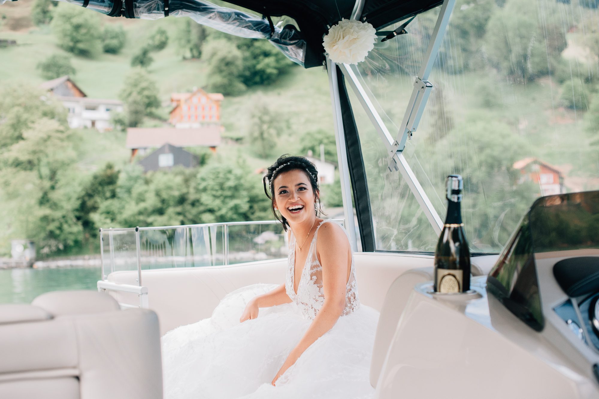 Fotoshooting von hochzeit in luzern 