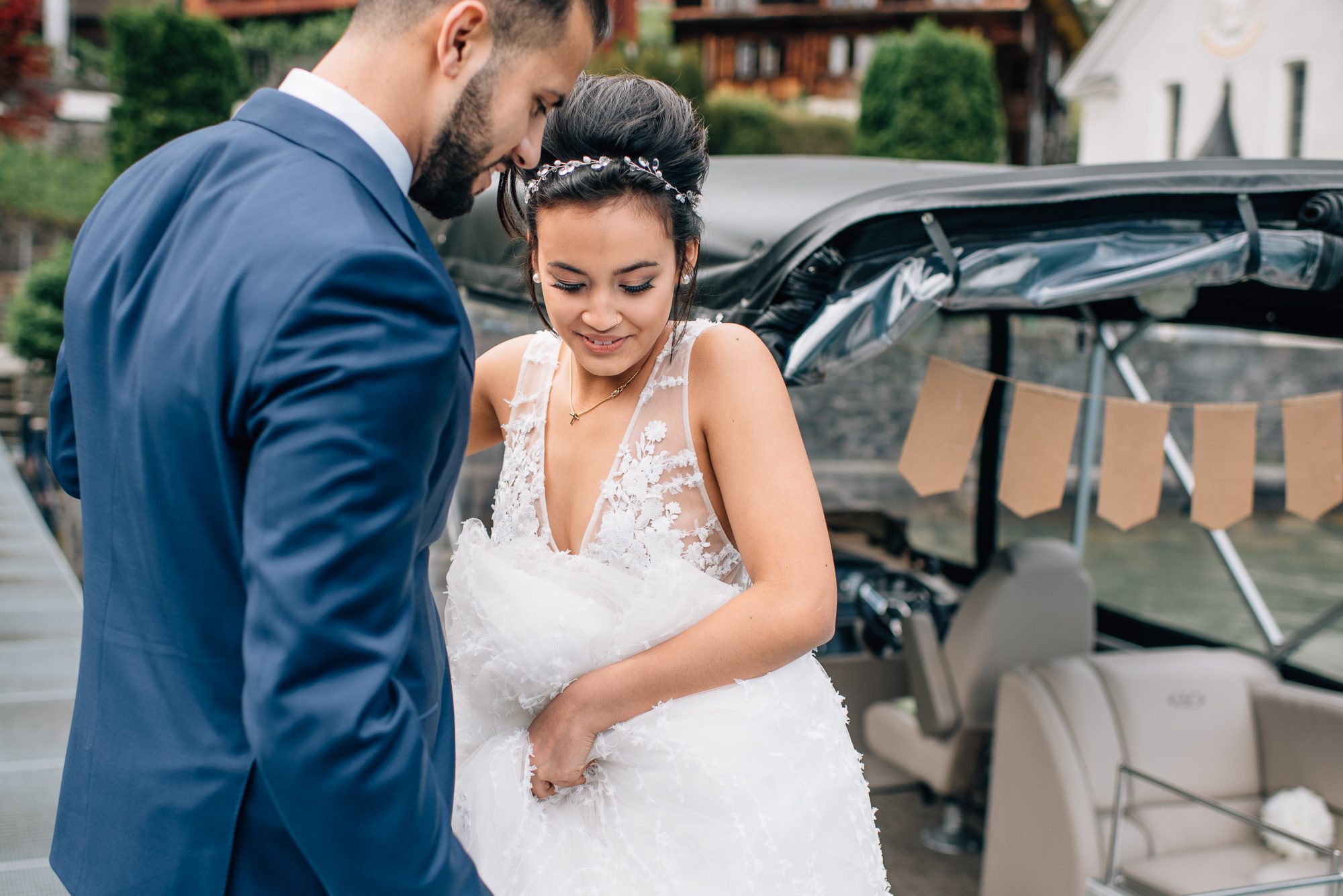 Fotoshooting von hochzeit in luzern 