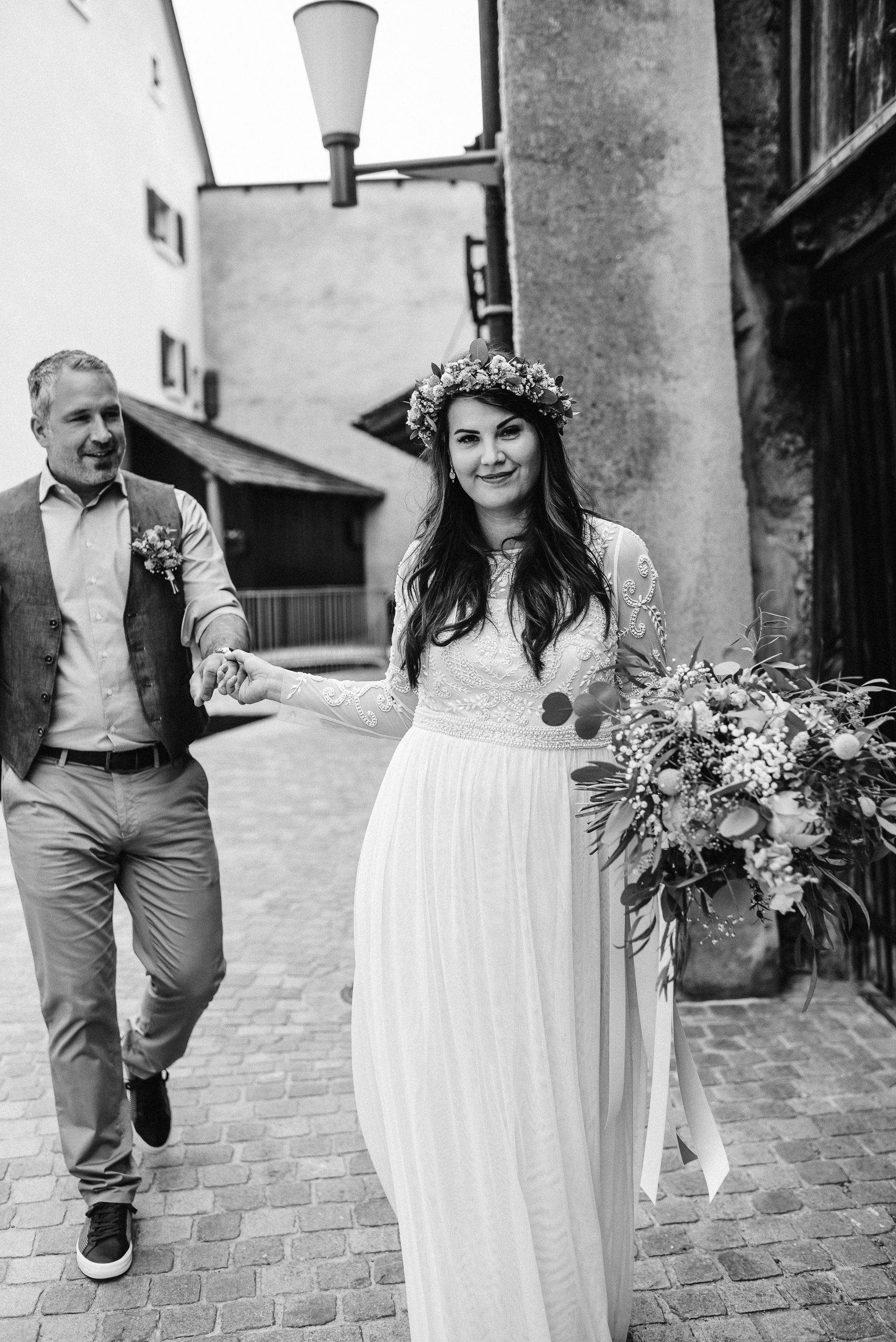 Hochzeit Portrait Sursee Schwarz Weiss