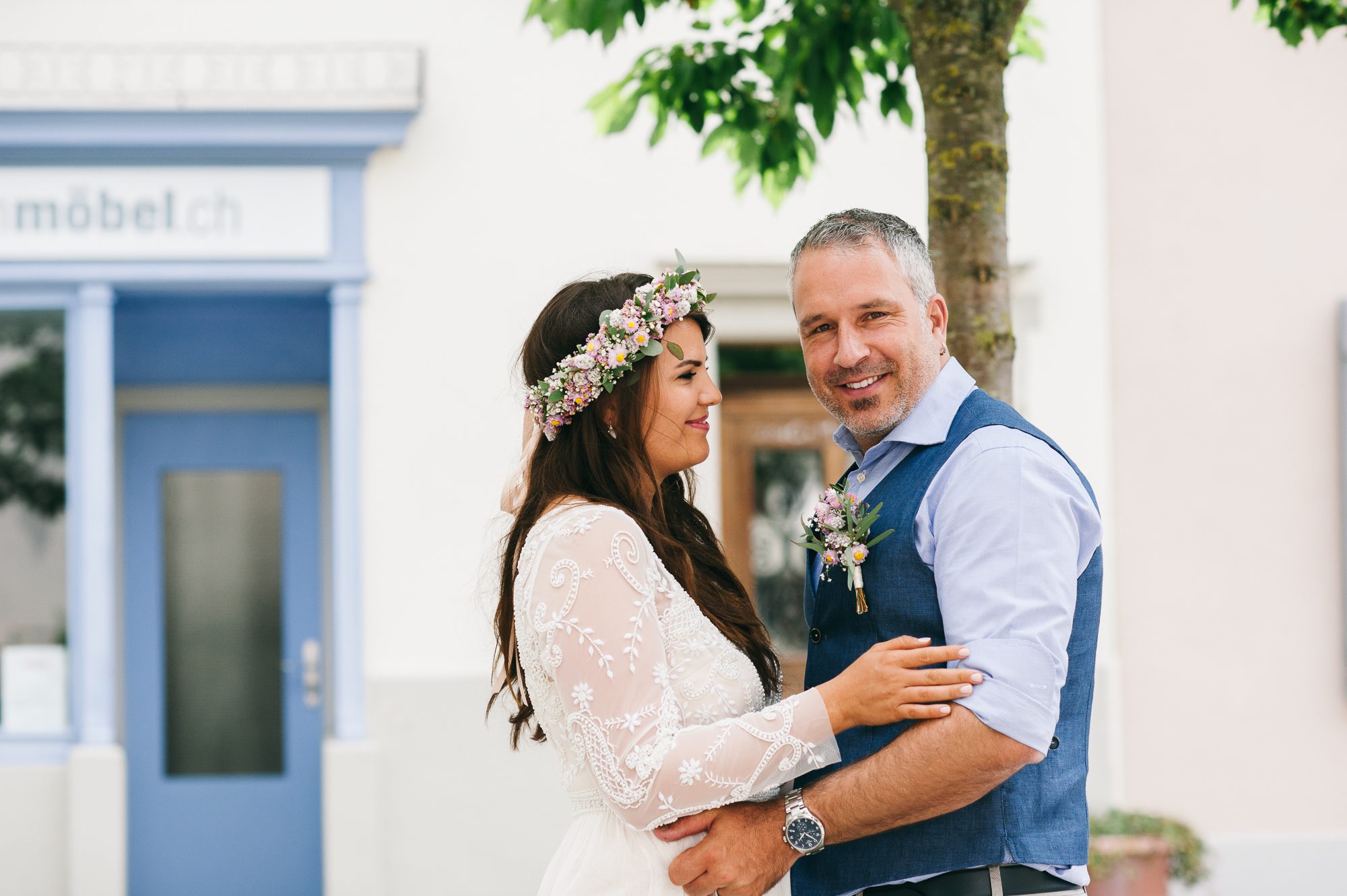 Hochzeitsportraits Brautpaar Sursee